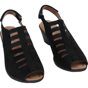 Comfortiva Faye Oleoso Slingback Sandal Black - Women's US 7.5W